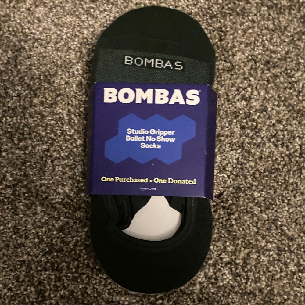 Bombas Studio Gripper Ballet No Show Socks
